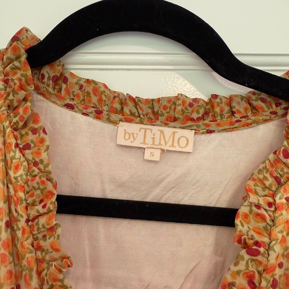 Floral Ruffled Maxi Dress - Picture 3 of 3